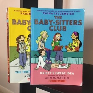 Raina Telgemeier “Babysitters club” books